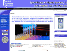 Tablet Screenshot of practicalcalibrationresources.com